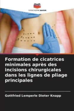 Formation de cicatrices minimales après des incisions chirurgicales dans les lignes de pliage principales