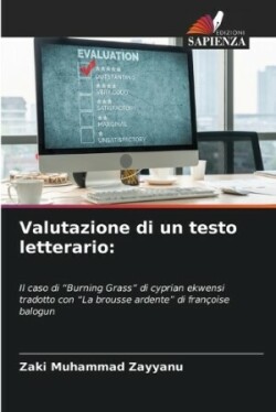 Valutazione di un testo letterario