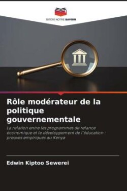 Rôle modérateur de la politique gouvernementale