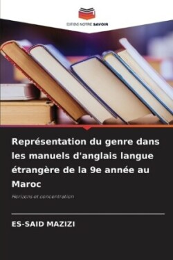 Représentation du genre dans les manuels d'anglais langue étrangère de la 9e année au Maroc