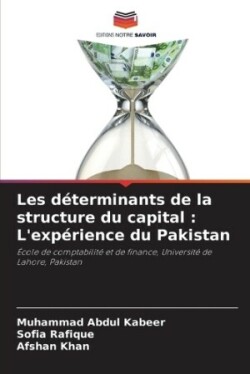 Les déterminants de la structure du capital