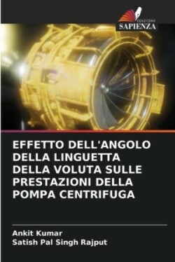 Effetto Dell'angolo Della Linguetta Della Voluta Sulle Prestazioni Della Pompa Centrifuga