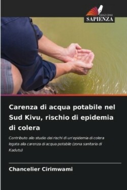 Carenza di acqua potabile nel Sud Kivu, rischio di epidemia di colera