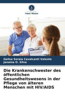 Die Krankenschwester des öffentlichen Gesundheitswesens in der Pflege von älteren Menschen mit HIV/AIDS