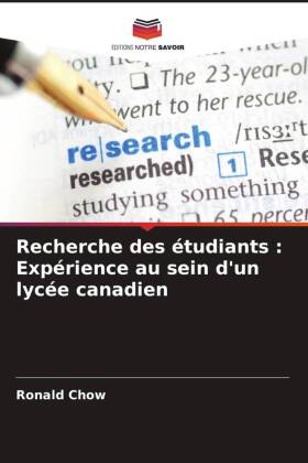 Recherche des étudiants : Expérience au sein d'un lycée canadien