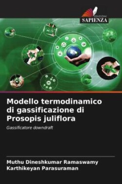 Modello termodinamico di gassificazione di Prosopis juliflora