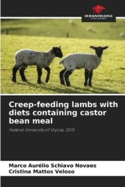 Creep-feeding lambs with diets containing castor bean meal