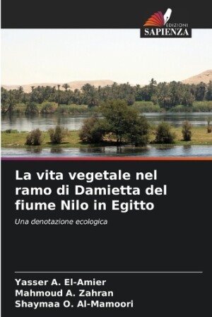 vita vegetale nel ramo di Damietta del fiume Nilo in Egitto