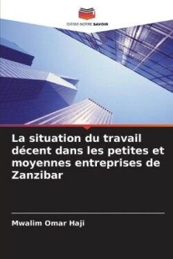 situation du travail décent dans les petites et moyennes entreprises de Zanzibar