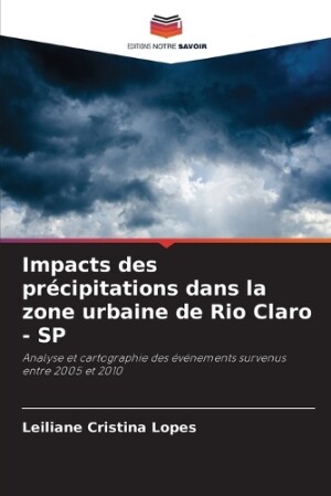 Impacts des précipitations dans la zone urbaine de Rio Claro - SP