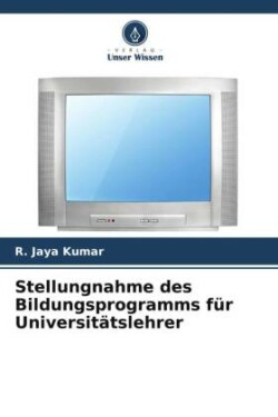 Stellungnahme des Bildungsprogramms für Universitätslehrer