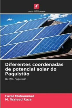 Diferentes coordenadas de potencial solar do Paquistão