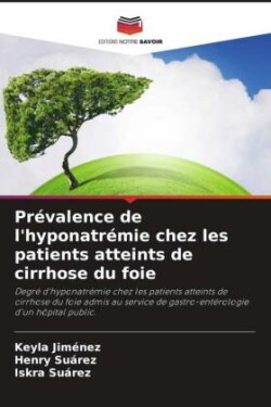 Prévalence de l'hyponatrémie chez les patients atteints de cirrhose du foie