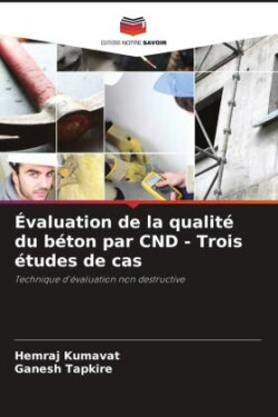 Évaluation de la qualité du béton par CND - Trois études de cas