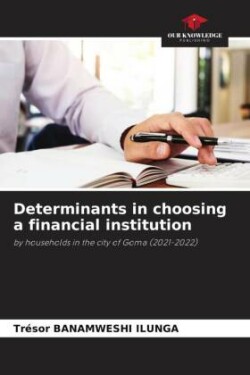 Determinants in choosing a financial institution