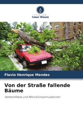 Von der Straße fallende Bäume