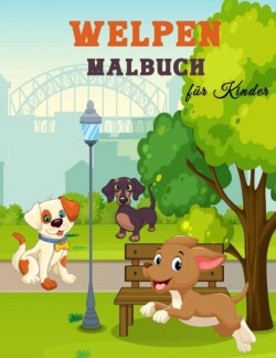 Welpen Malbuch fur Kinder