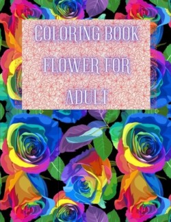 Coloring Book Flower for Adult