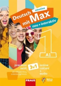 Deutsch mit Max neu + interaktiv 1 (3v1) PS Barevný - Hybridní pracovní sešit