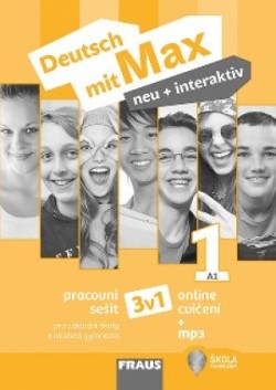 Deutsch mit Max neu + interaktiv 1 (3v1) Pracovní sešit ČB - Hybridní pracovní sešit