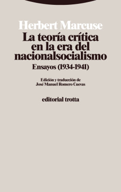 La teoría crítica en la era del nacionalsocialismo