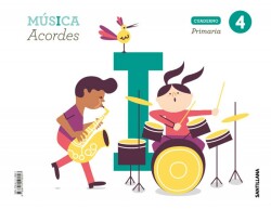 CUADERNO MUSICA 4 PRIMARIA ACORDES ED19