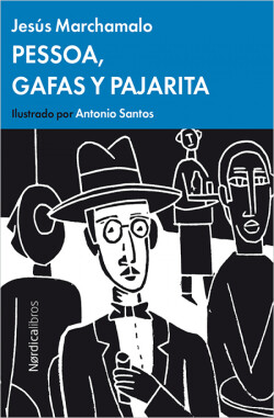 Pessoa, gafas y pajarita