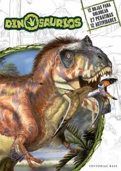 Dinosaurios - Actividades para colorear con pegatinas