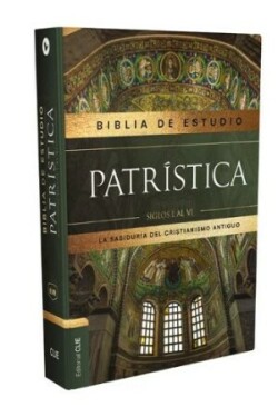 Rvr, Biblia de Estudio Patrística, Interior a DOS Colores, Tapa Dura, Palabras de Jesús En Rojo, Comfort Print