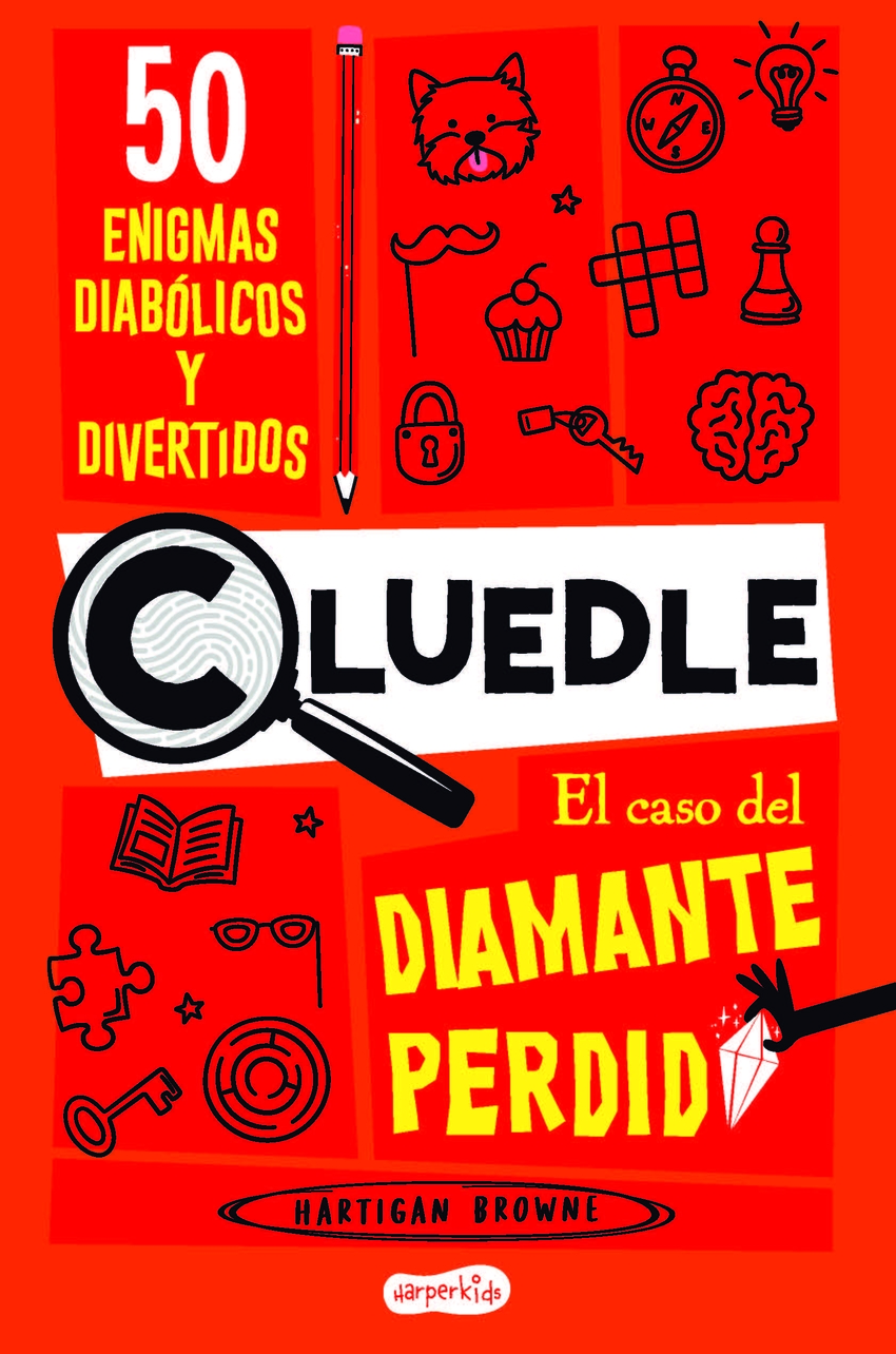 CLUEDLE: El caso del diamante perdido: 50 enigmas diabólicos y divertidos (Libro 1)