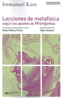 Lecciones de metafísica segín los apuntes de Mrongovius