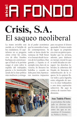 Crisis S.A.. El saqueo neoliberal