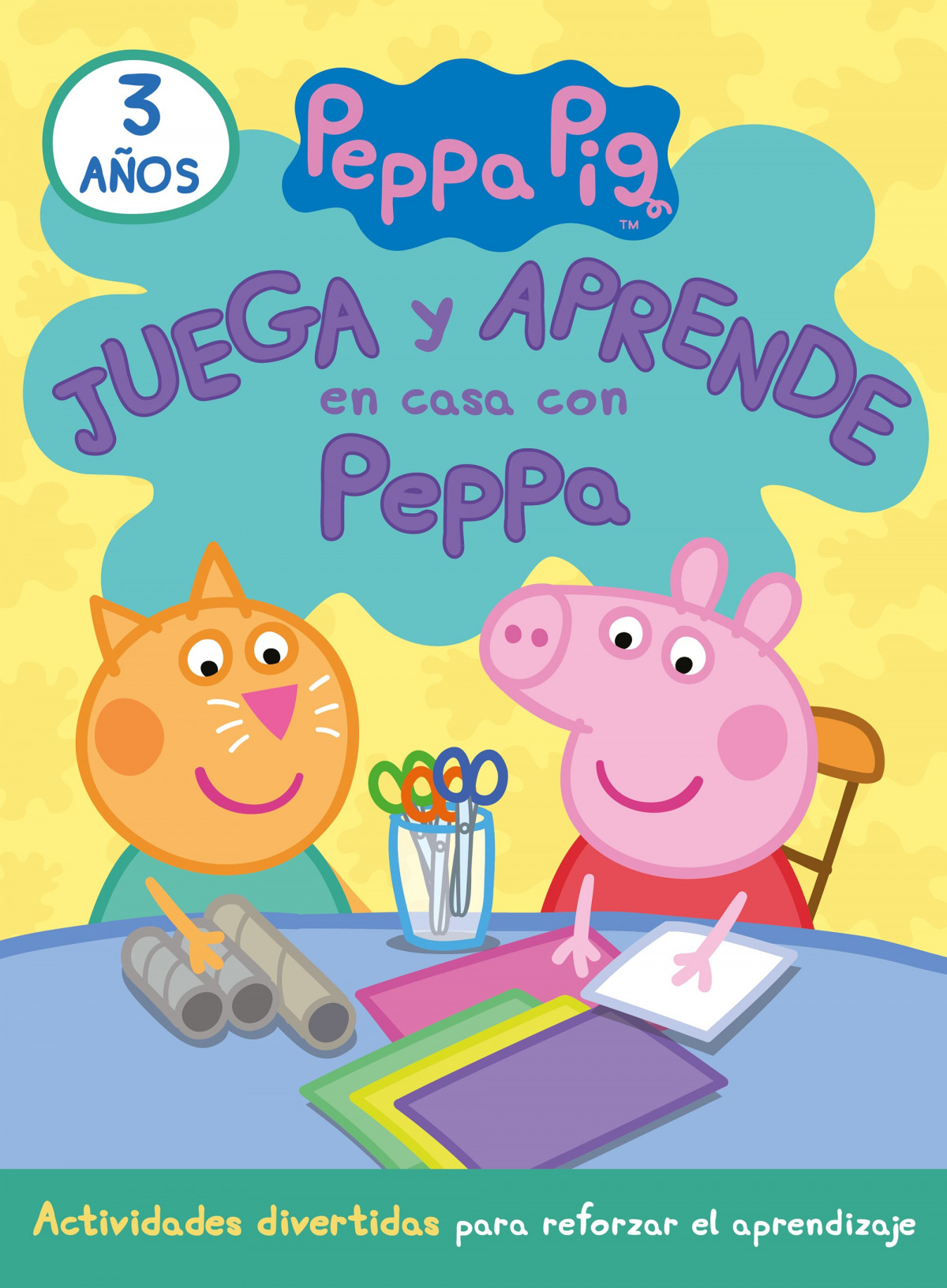 Juega y aprende en casa con Peppa (3 años). Tu cuaderno de vacaciones