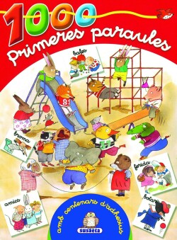 1000 Primeres paraules - rojo - amb centenars d'adhesius