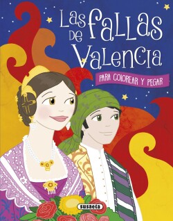 Fallas de Valencia para colorear y pegar