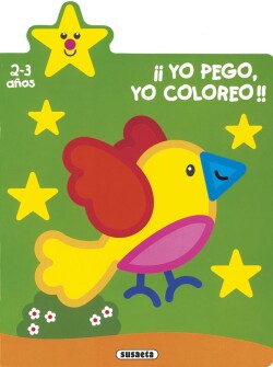 ¡Yo pego, yo coloreo! 2-3 años