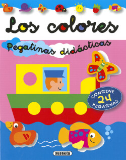 Los colores pegatinas didácticas