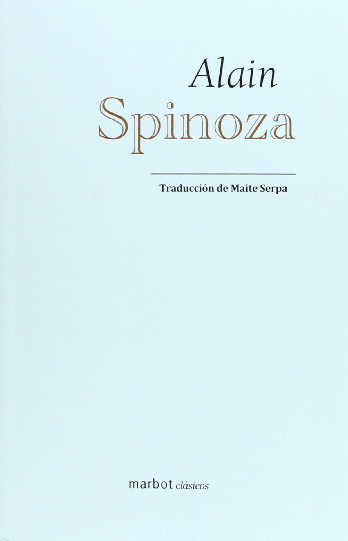 Spinoza. (2ª edición)