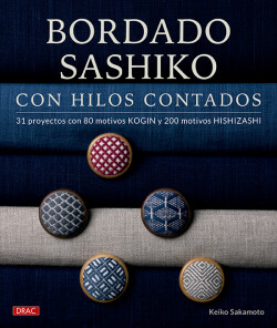 Bordado sashiko con hilos contados