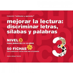 mejorar la lectura (nivel 3):discriminar letras,sílabas y palabras (color)