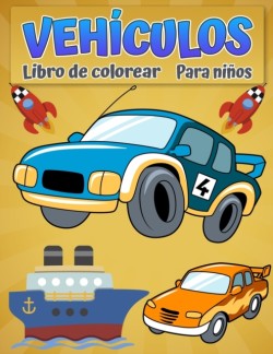 Libro para colorear vehiculos para ninos.