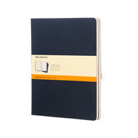Moleskine Ruled Cahier Xl - Red Cover (3 Set)