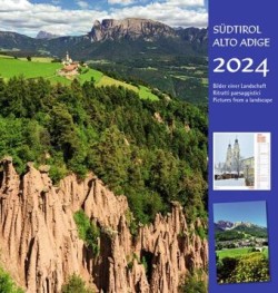 Südtirol 2024, Postkartenkalender Hochformat