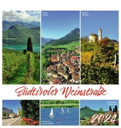 Südtiroler Weinstrasse 2024, Postkartenkalender Querformat