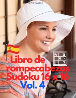 Libro de rompecabezas Sudoku 16 x 16 Vol. 4