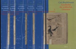 Geschichte der Arabischen Litteratur, 6 Bde.