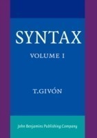 Syntax An Introduction. Volume I