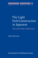 Light Verb Construction in Japanese The role of the verbal noun