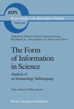 Form of Information in Science Analysis of an Immunology Sublanguage