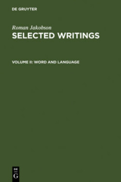 Selected Writings, Vol. Ii Word and Language